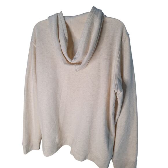 Gap Cream Hoodie Logo Sz 2X - Picture 4 of 6
